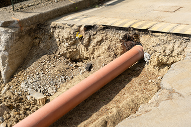 South Hill Sewer Pipe Installation