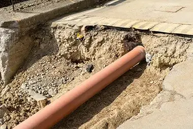 Clyde Hill Sewer Line Install